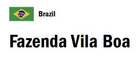 Brasil Fazenda Vila Boa Natural 1 kg